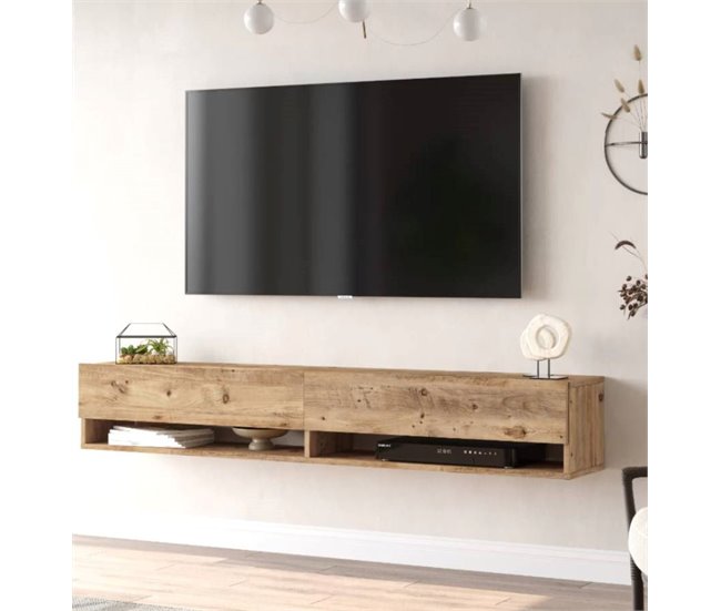 Mueble Elegante Tv Futura  Fr9A Pino