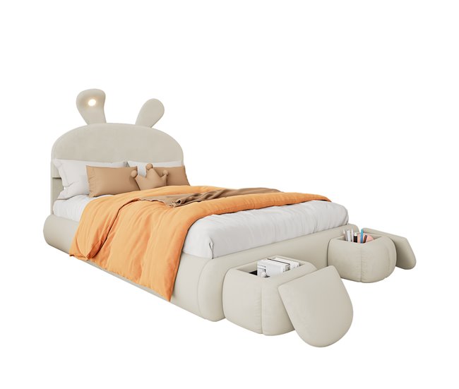 Camas de matrimonio 154x238 Beige