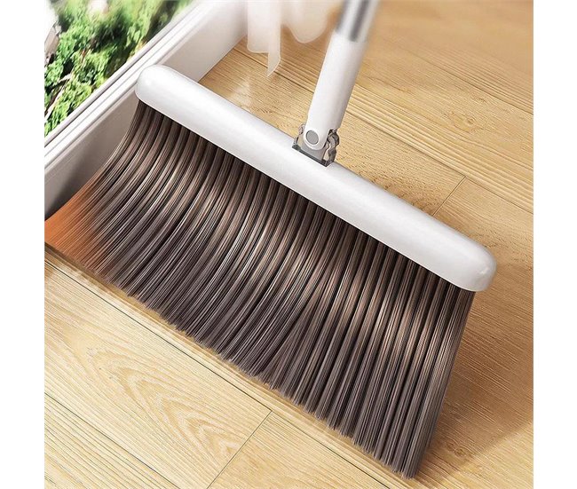 Joybos escoba con recogedor con efecto electroestático Blanco