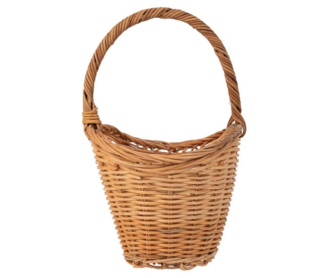 Cesta oval de medula Marron