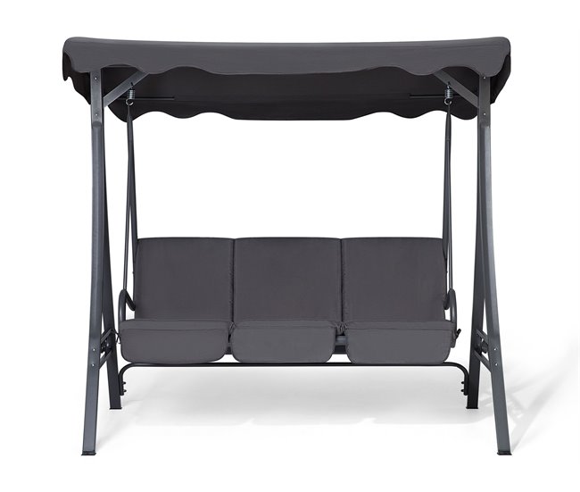 Beliani Columpio GARBO Gris Oscuro
