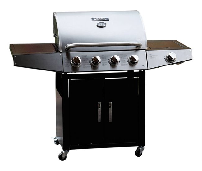 Barbacoa a gas Negro