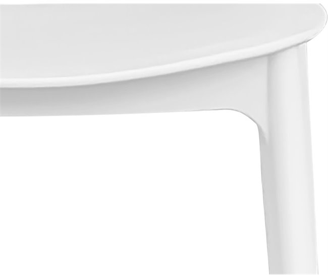 Silla de cocina LAIA fija PP Blanco