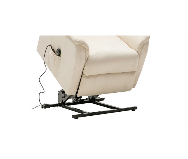 Sillón relax eléctrico microfibra MAX Beige