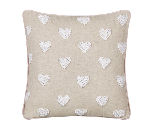 Beliani Cojín decorativo GAZANIA 45x45 Beige