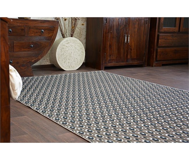 Alfombra LISBOA 27217/985 Trenzado 80x150 Gris