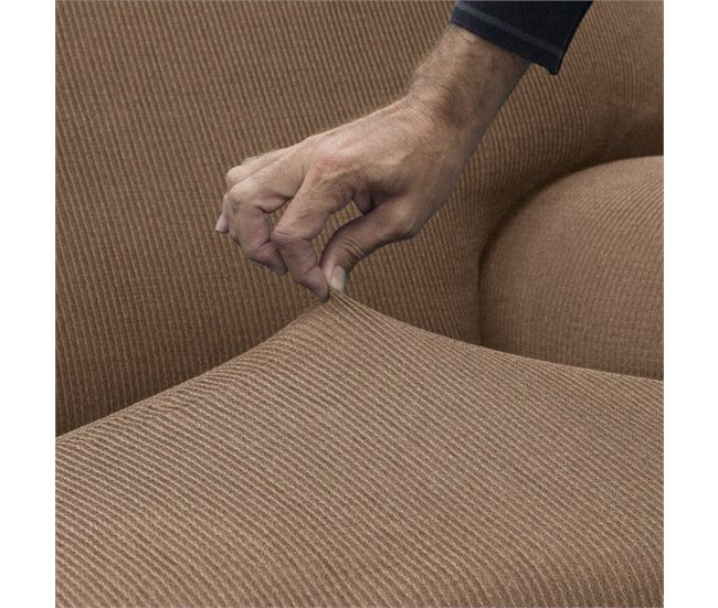 Funda para Sofá Romeo 4 plazas Marron Claro