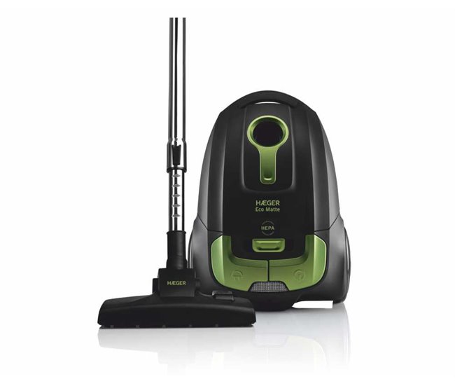 Aspirador con bolsa HAEGER ECO MATTE Negro
