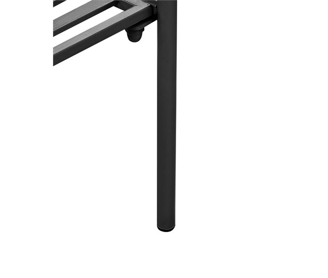 Beliani Maceta con patas VINCA Negro