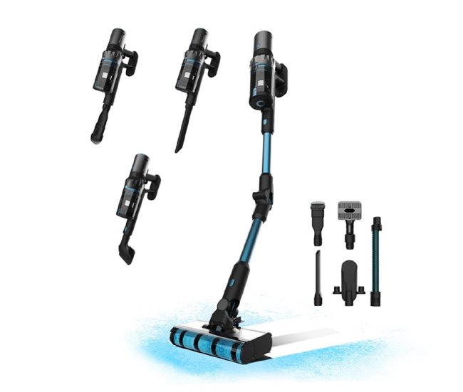 Aspirador Vertical Conga Rockstar 3500 Storm ErgoTwice Animal Cecotec Negro