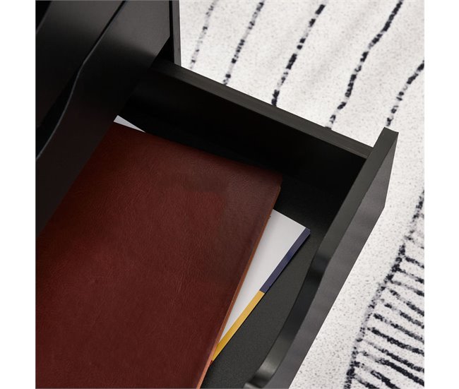 Cajonera de Oficina MDF HOMCOM, oficina - muebles de oficina Negro