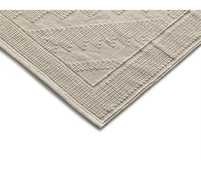 Alfombra de estilo étnico con relieve PAMUK - ATTICGO 160x230 Crema