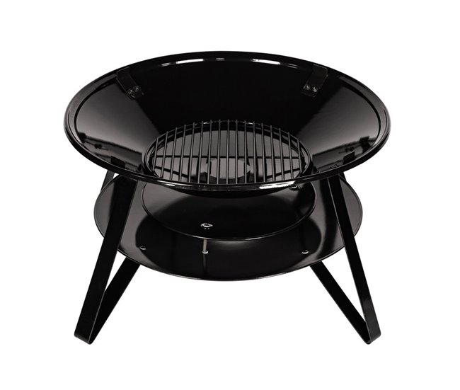 Brasero de exterior, acero Negro