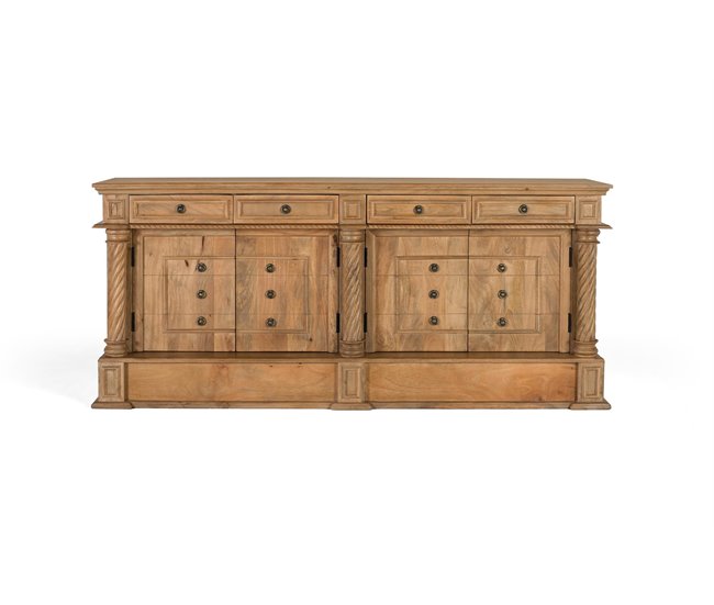 Aparador con  cajones y  puertas en madera de mango .GINER Y COLOMER Marron