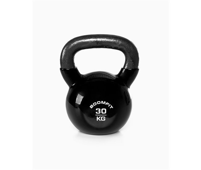 Kettlebell 30Kg - BOOMFIT Negro