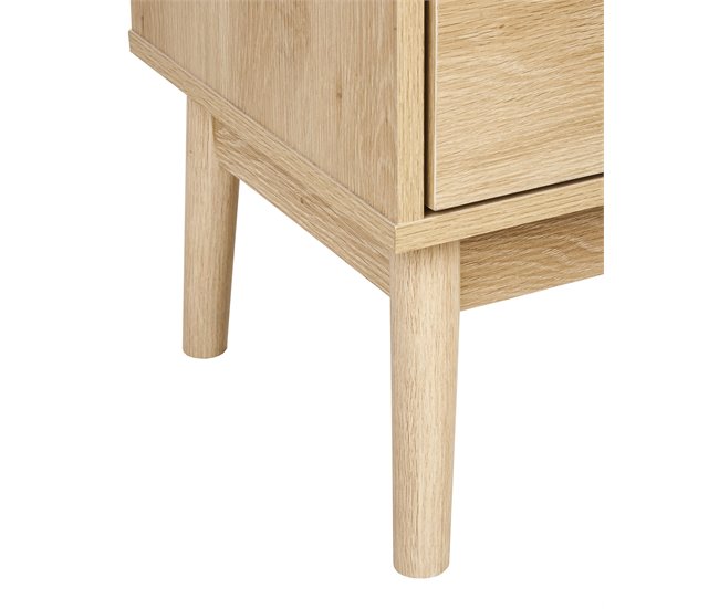 Beliani Librería LYNWOOD Madera Clara