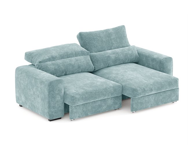 Sofá LANDON convertible en cama Verde