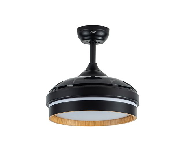 Ventilador De Techo Metal Serie Nalon Negro