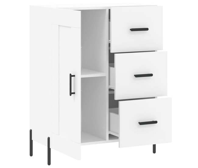 Aparador de madera de ingeniería 69 Blanco