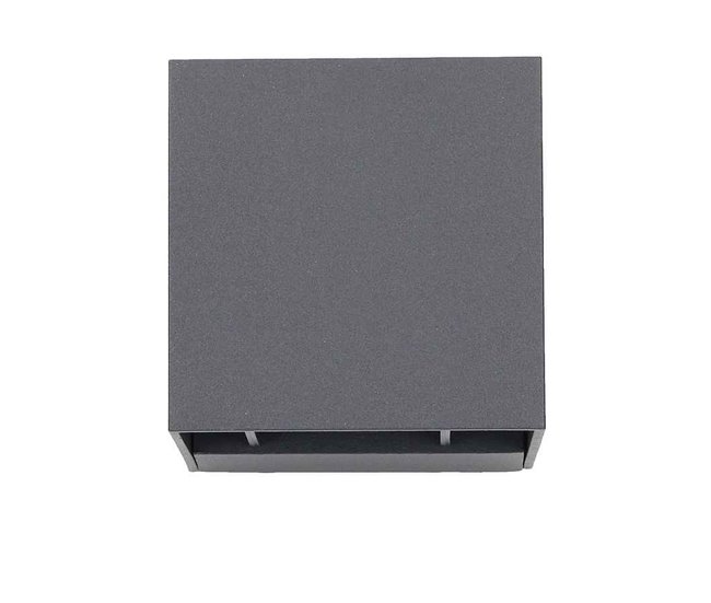 Aplique De Exterior Aluminio Serie Rex Gris