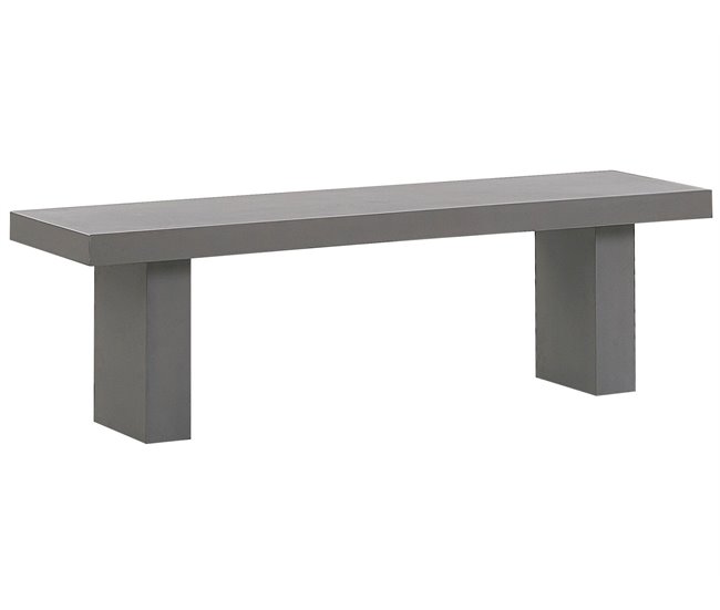 Beliani Conjunto de comedor TARANTO Gris