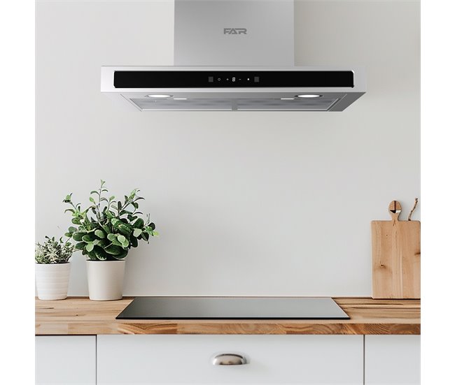 Campana decorativa T invertida FAR FA-EXTSS-2025 Inox