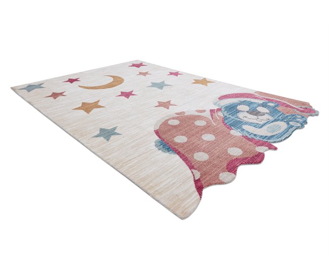 Alfombra infl TOYS 75323 oso de peluche para niños moderno Crema