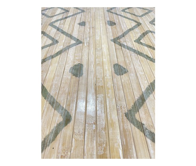 Acomoda Textil – Alfombra Bambú para Interior y Exterior. 120x150 Marron