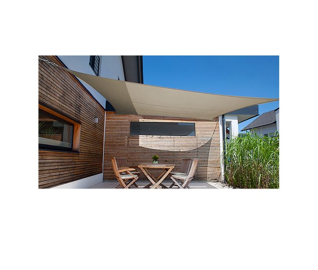Acomoda Textil – Toldo Vela de Sombra. 300x400 Beige