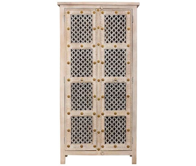 Armario de madera Beige