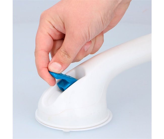 Agarre para baño Vivamore de ventosas Blanco