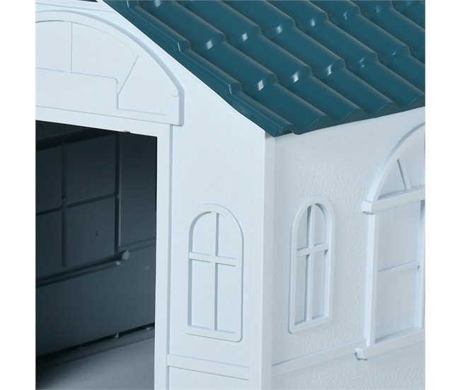 Caseta para Perros PP PawHut, mascotas - accesorios para perros Azul