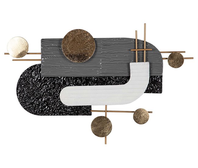 Adorno Metal Adda Home Negro