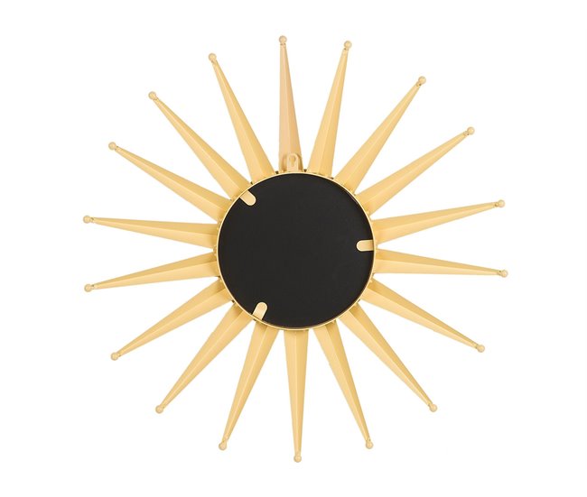 Beliani Espejo decorativo PERELLI Dorado