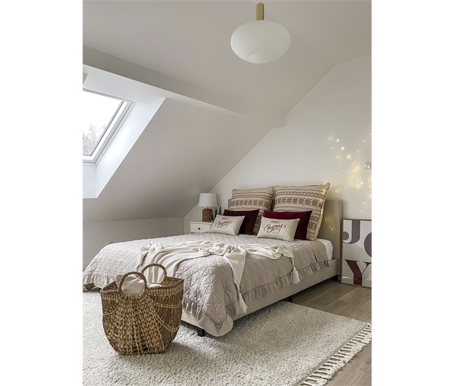 Beliani Cama Poliéster ALBI 170x211 Beige