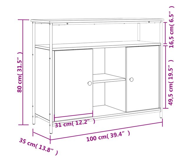 Aparador 100 Natural