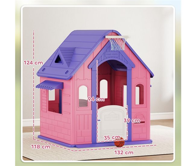 Casita Infantil PP AIYAPLAY Rosa