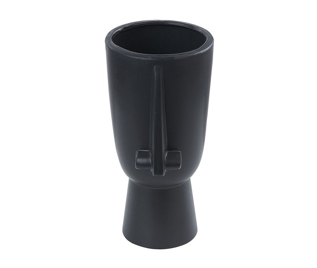 Beliani Jarrón para flores ARTEMIS Negro