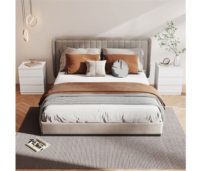 Cómoda Melamina de Madera HOMCOM, hogar - muebles de dormitorio Blanco