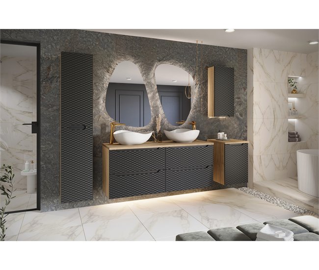 ARMARIOS LATERALES OCEAN 40 Negro