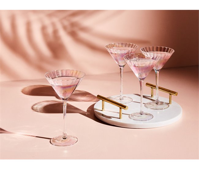 Beliani Cristalería Vidrio MORGANITE Transparente
