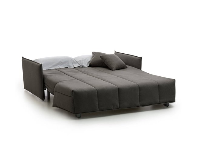 Sofá cama 2 plazas en tela Dabali Gris