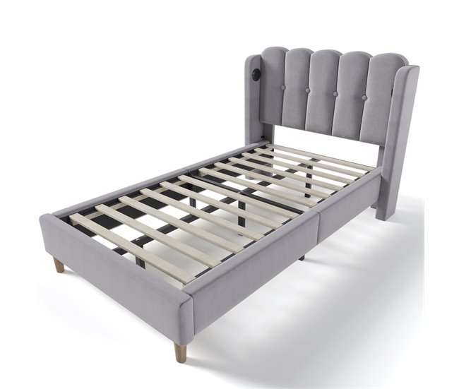 Camas individuales Gris