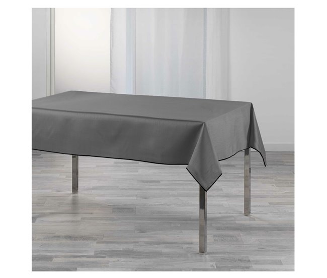 Acomoda Textil – Mantel Antimanchas de Hule Ribeteado. Gris