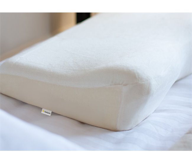 Almohada Ergonómica y Cervical de Espuma con Memoria Confort Plus Crudo