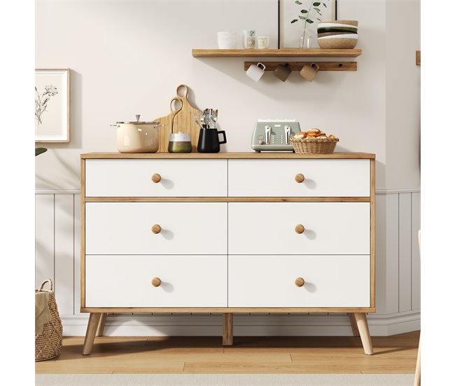 Aparadores Natural/ Blanco