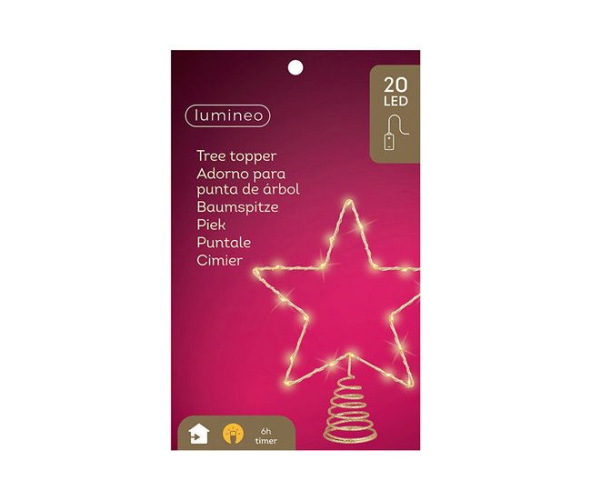 Estrella de Navidad Dorado