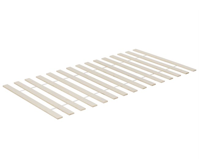 Beliani Cama con cajones Madera de pino OLENDON 99x206 Blanco