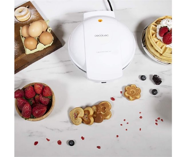 Gofrera Fun Gofrestone 3In1 Cecotec Blanco