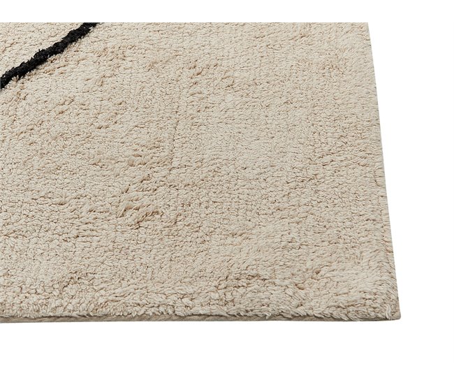 Beliani Alfombra de pelo corto BAYIR 140x200 Beige
